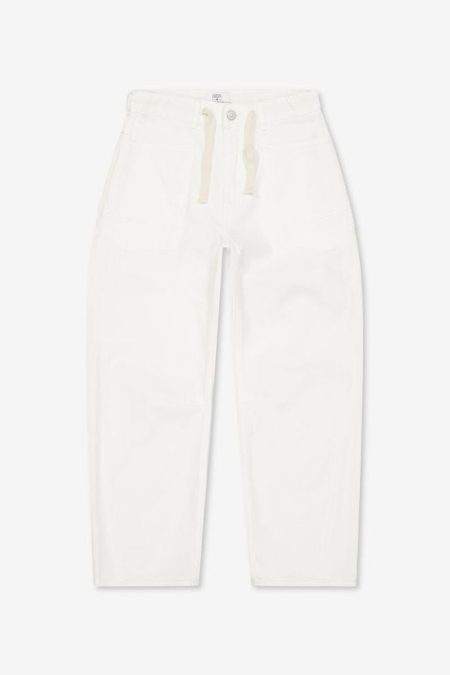 Jeans balloon Madie blanc