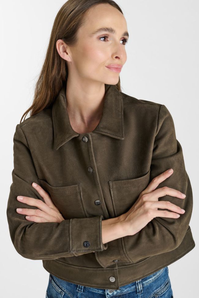 Veste en cuir Aela