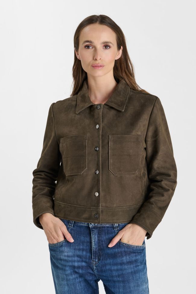 Veste en cuir Aela