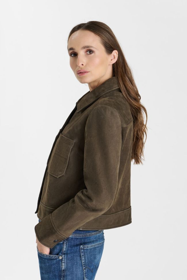 Veste en cuir Aela