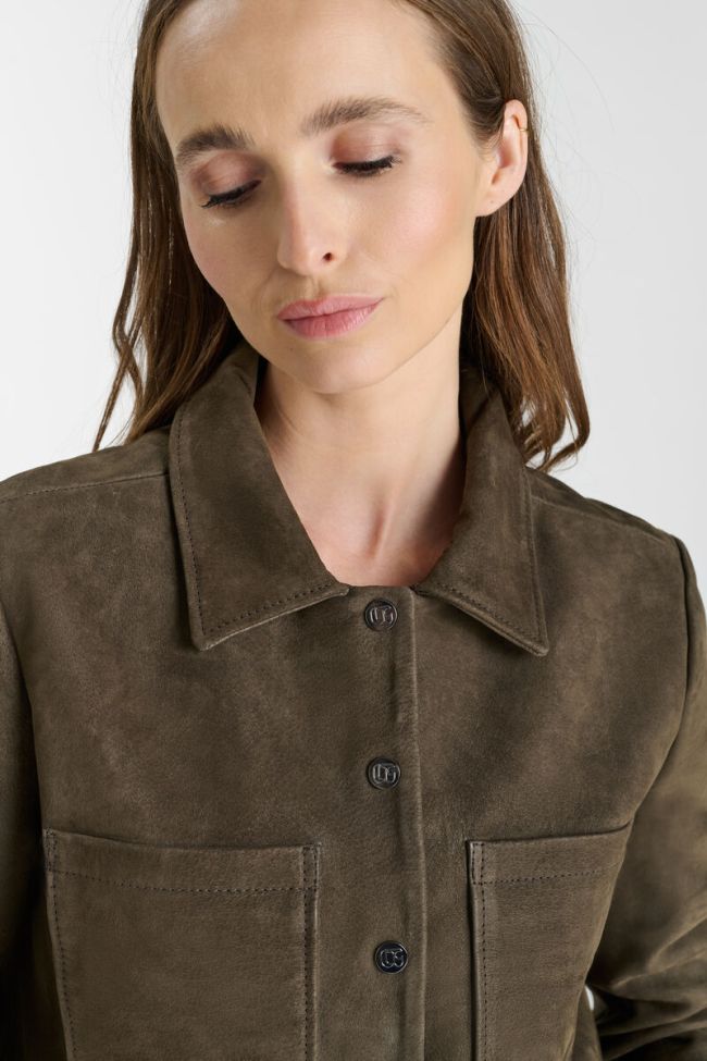 Veste en cuir Aela