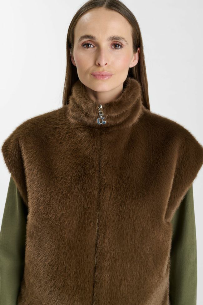 Veste réversible Fauve