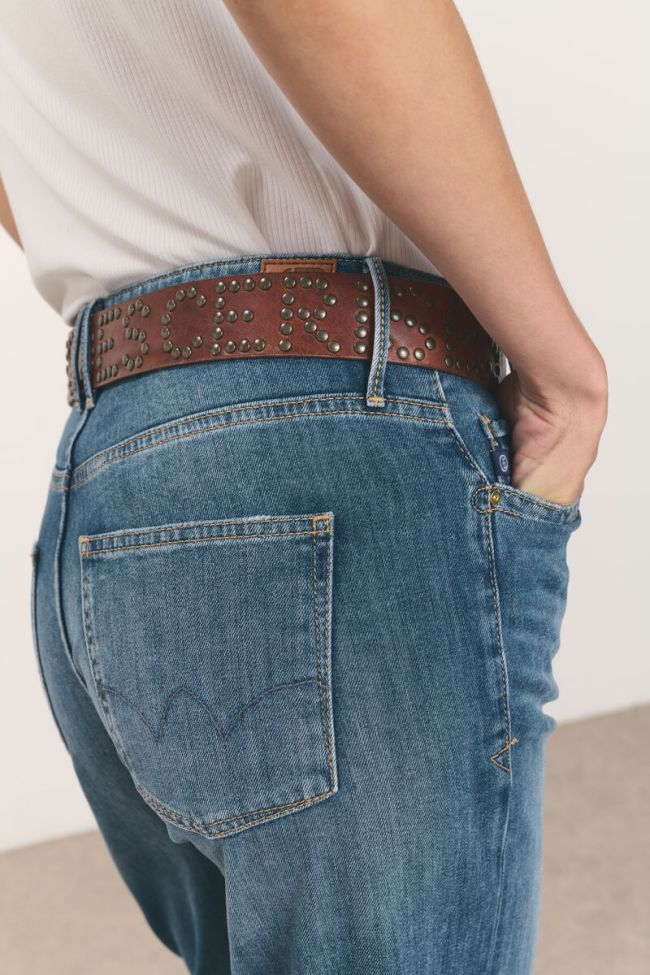 Jeans 400/18 mom bleu medium