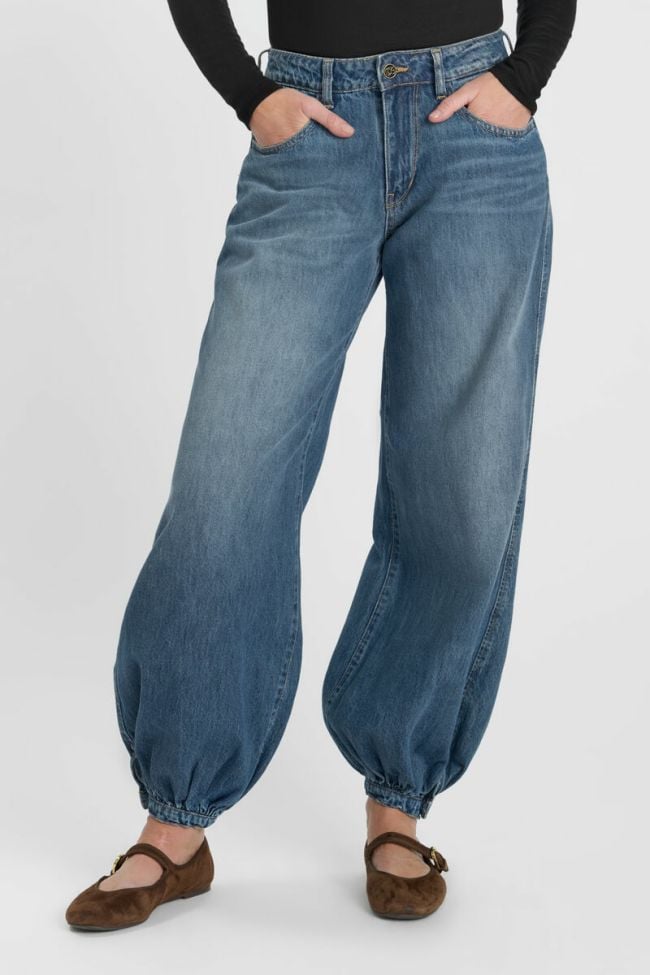 Jeans balloon Baloun bleu moyen