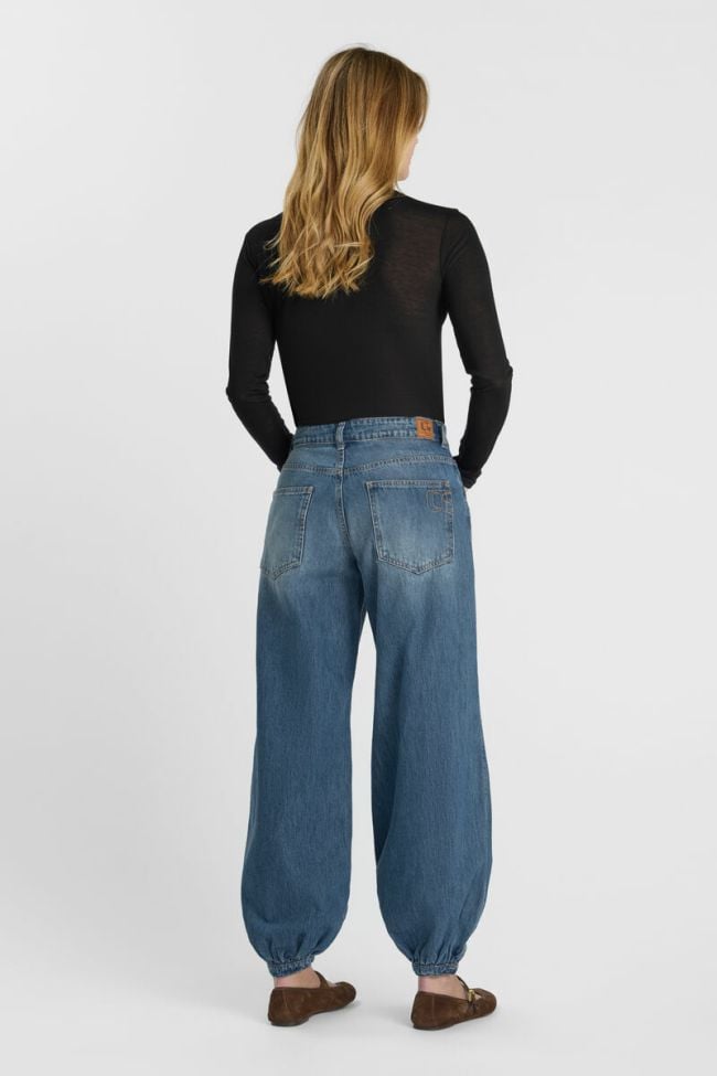 Jeans balloon Baloun bleu moyen