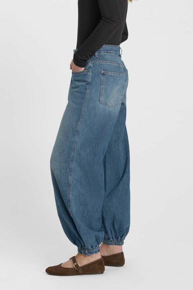 Jeans balloon Baloun bleu moyen