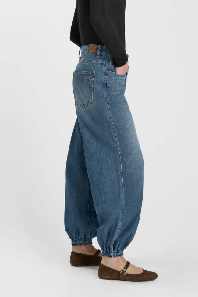 Jeans balloon Baloun bleu moyen
