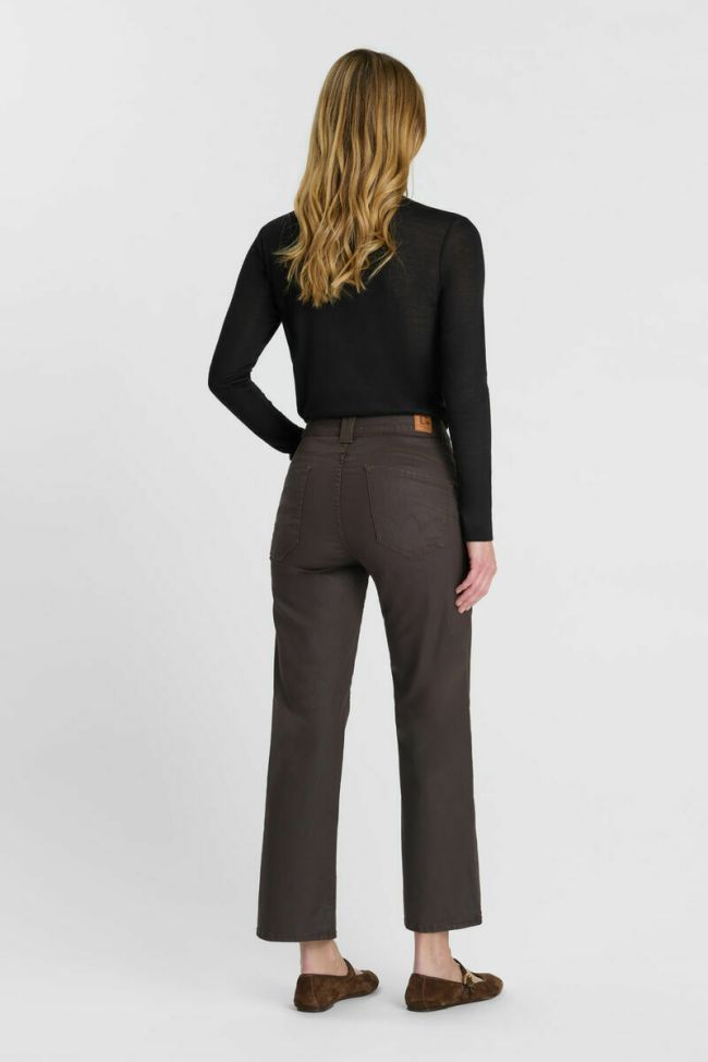 Jeans pulp wide leg Clea marron
