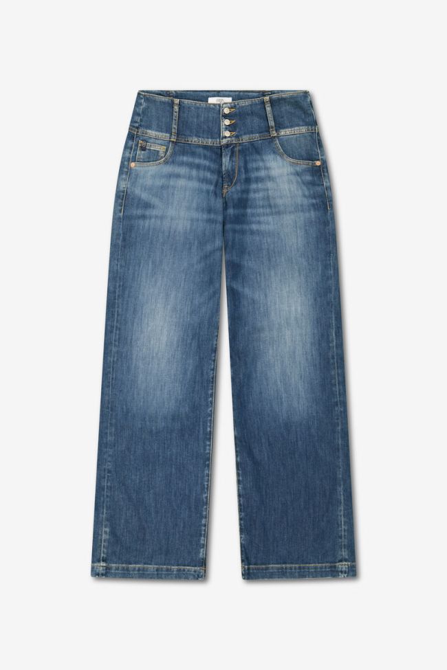 Jeans wide leg Jyl bleu moyen