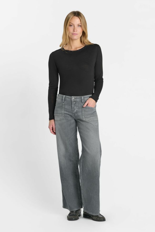 Jeans wide leg Lauryn gris N°3