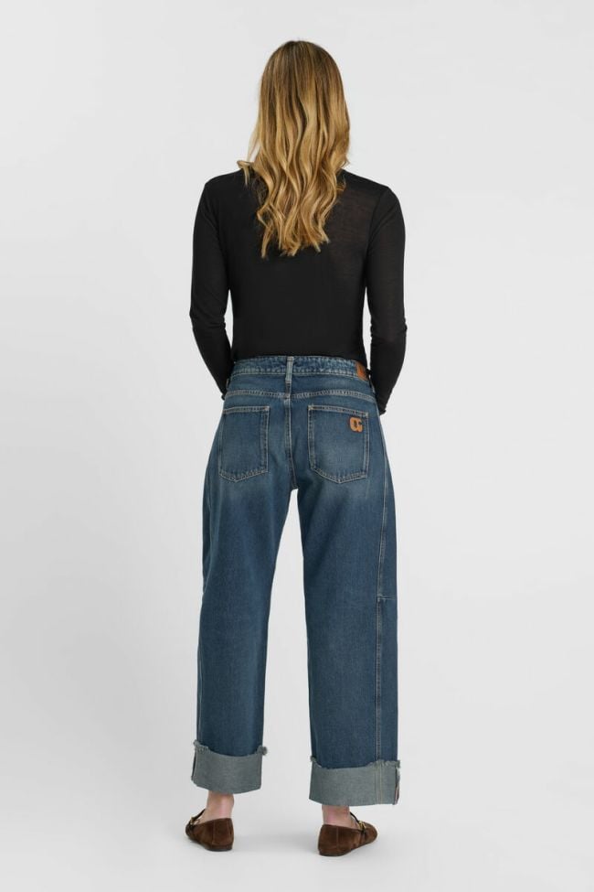 Jeans barrel Leal bleu foncé