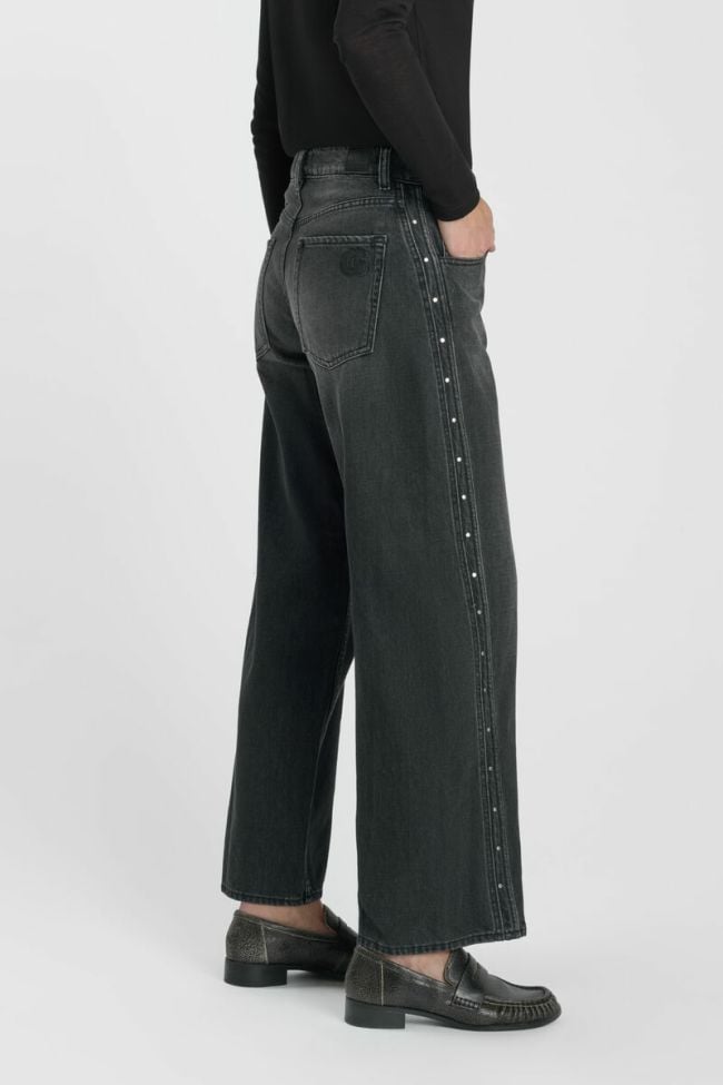 Jeans barrel Lealy noir