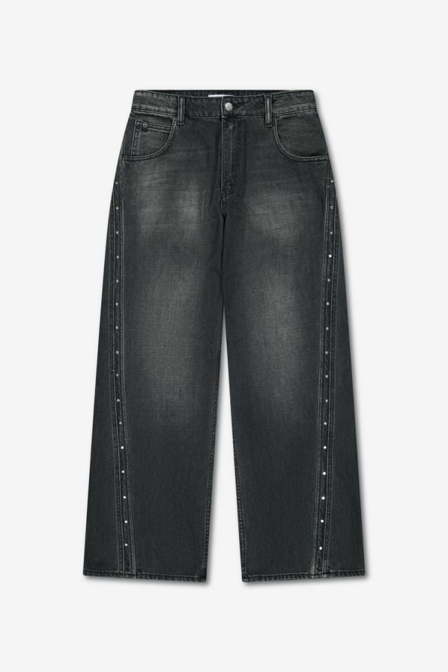 Jeans barrel Lealy noir