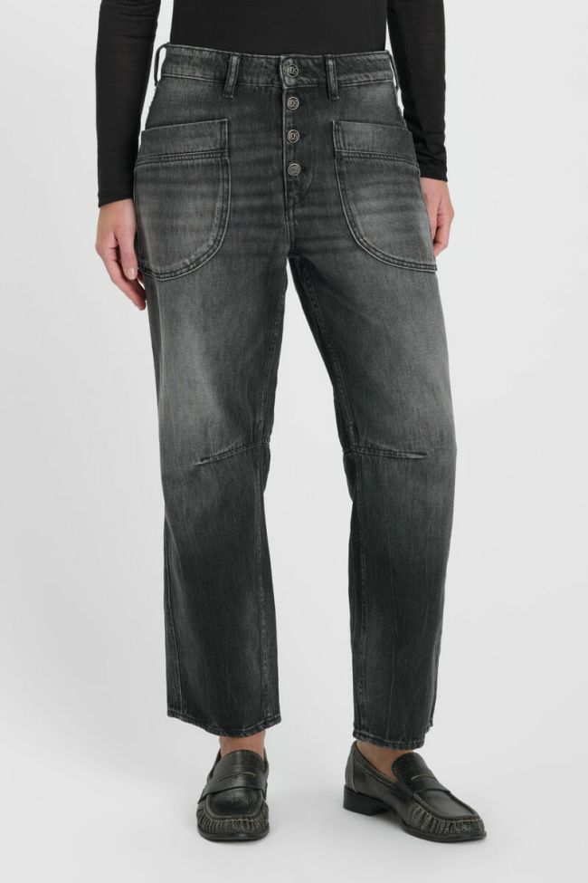 Jeans balloon Madie club noir N°1