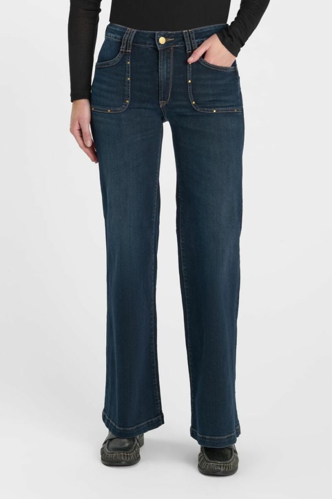 Jeans pulp flare Pamo bleu foncé