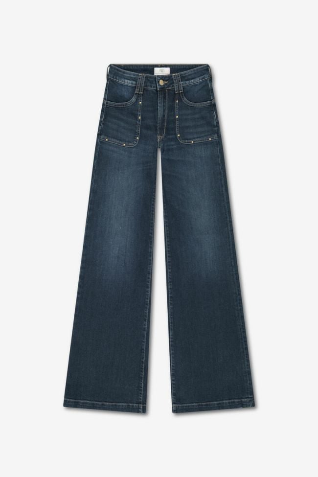 Jeans pulp flare Pamo bleu foncé