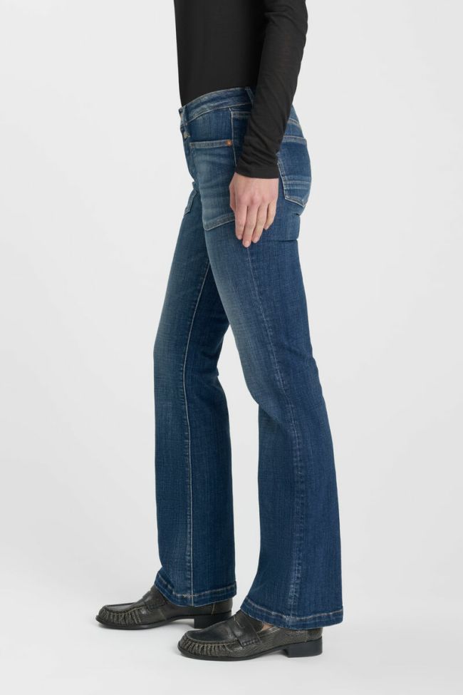 Jeans flare Plume bleu moyen