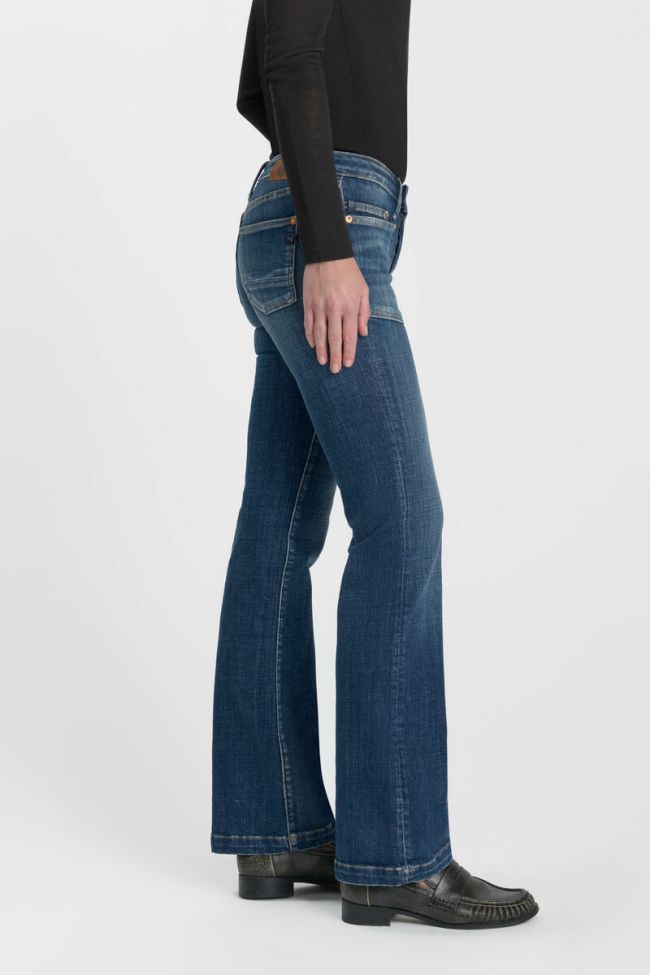 Jeans flare Plume bleu moyen