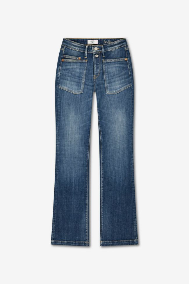 Jeans flare Plume bleu moyen