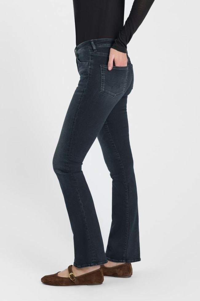 Jeans power bootcut bleu-noir N°1