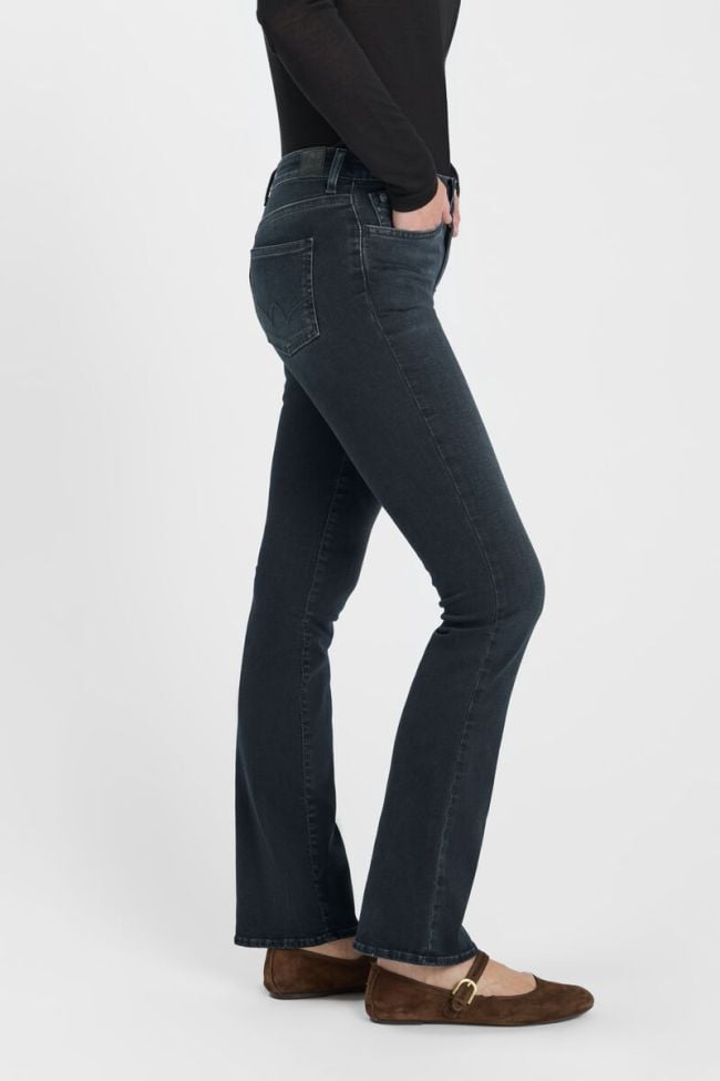 Jeans power bootcut bleu-noir N°1