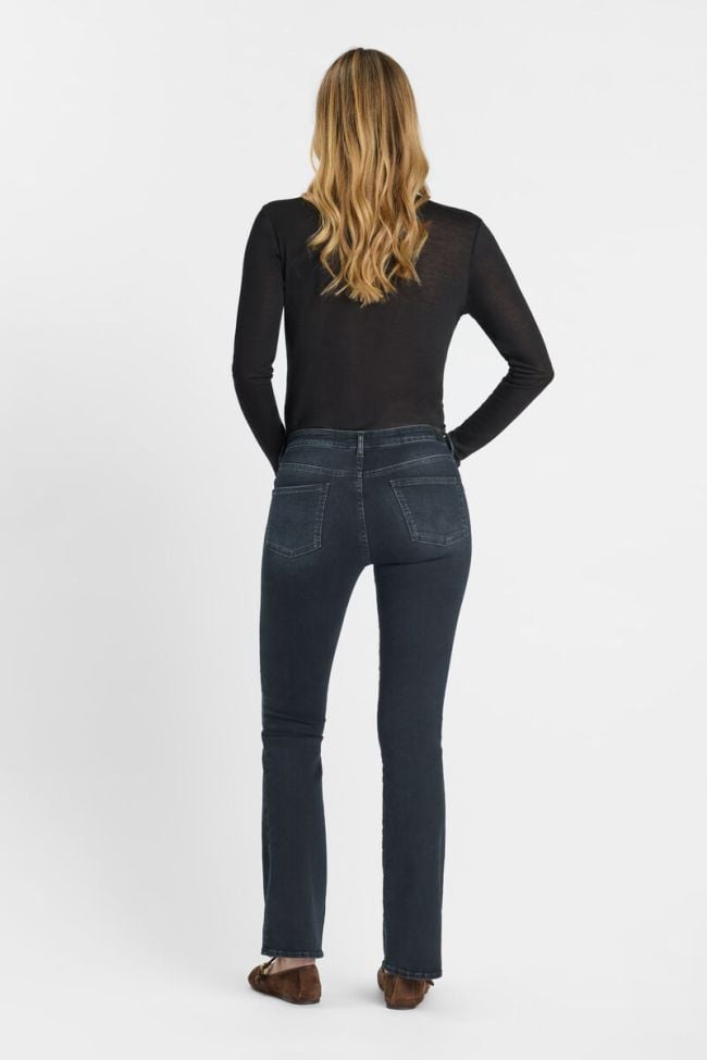 Jeans power bootcut bleu-noir N°1