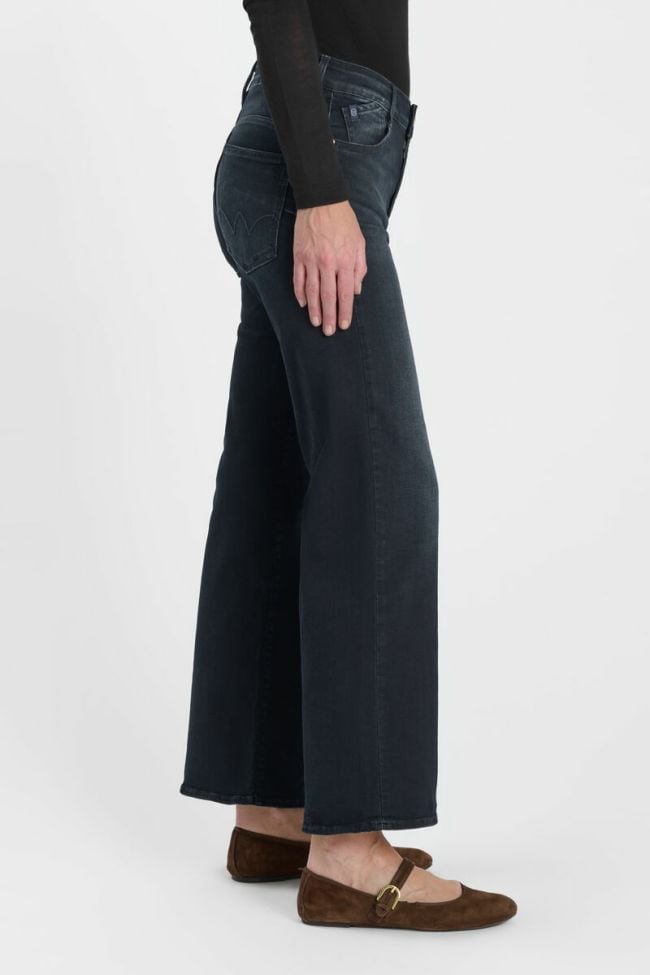 Jeans pulp wide leg Basic bleu-noir foncé