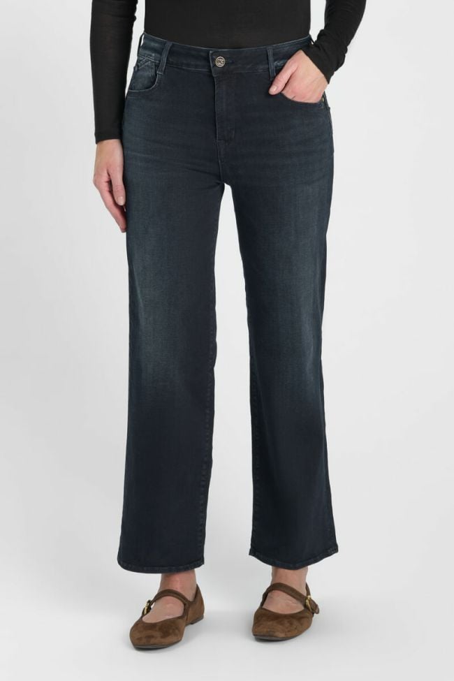 Jeans pulp wide leg Basic bleu-noir foncé