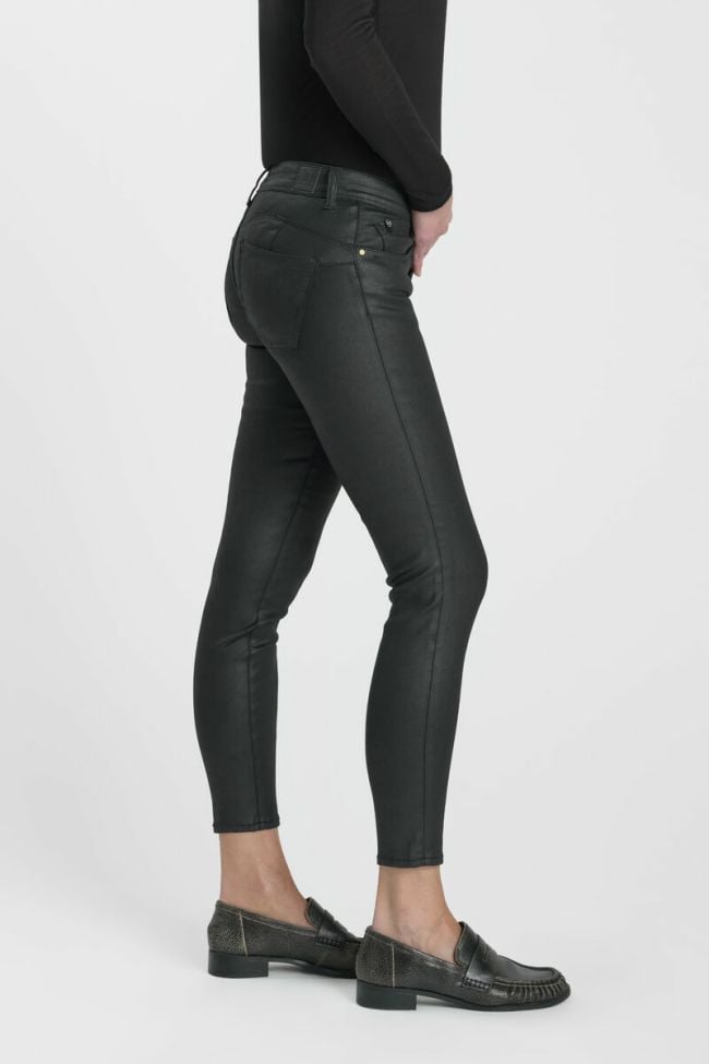 Jeans pulp slim Reggi noir brut enduit