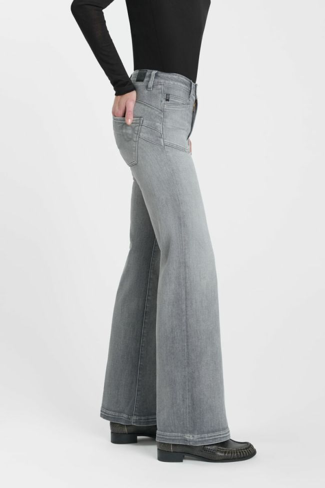 Jeans pulp flare Ursina gris moyen