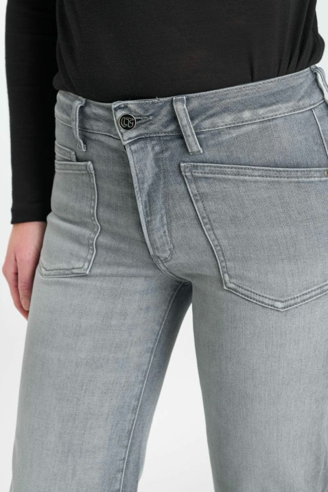 Jeans pulp flare Ursina gris moyen