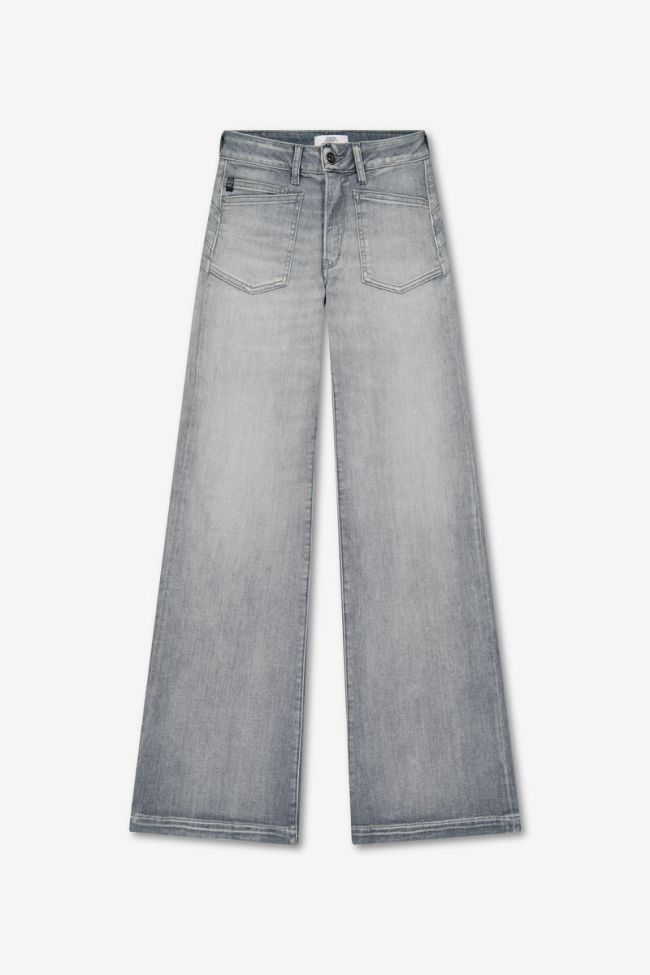 Jeans pulp flare Ursina gris moyen