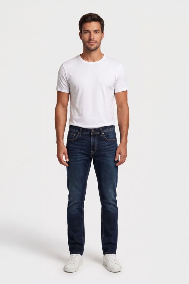 Jeans 800/12 regular Datten bleu-noir foncé
