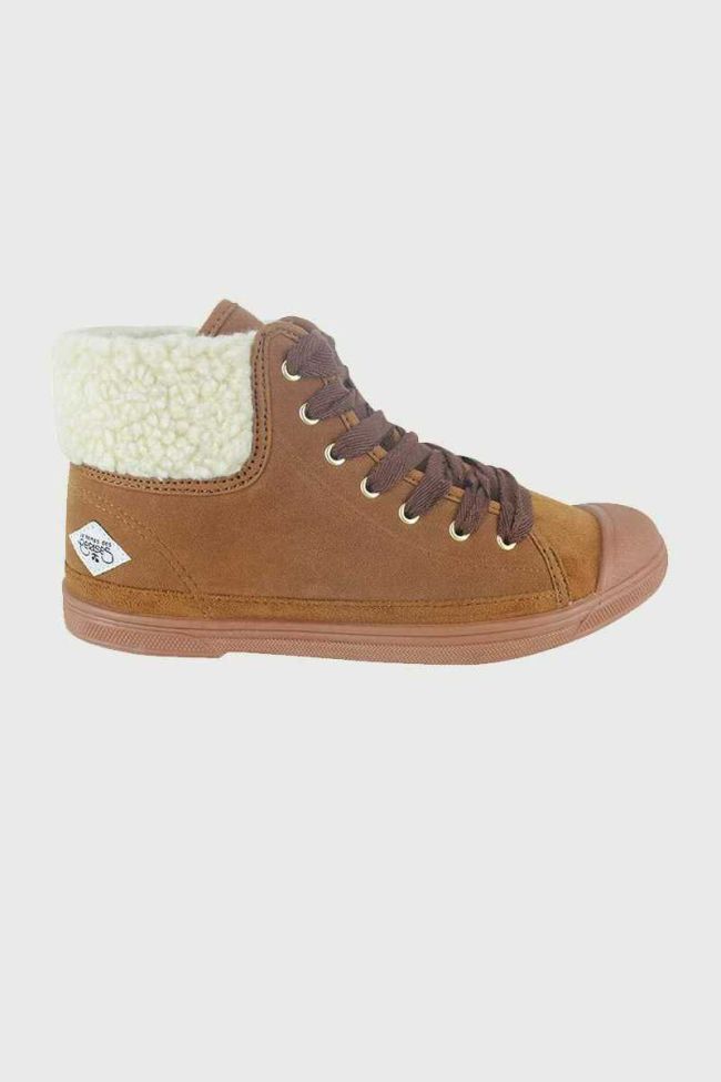 Baskets Basic Montantes Cognac