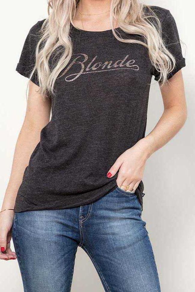 T-shirt Bronde