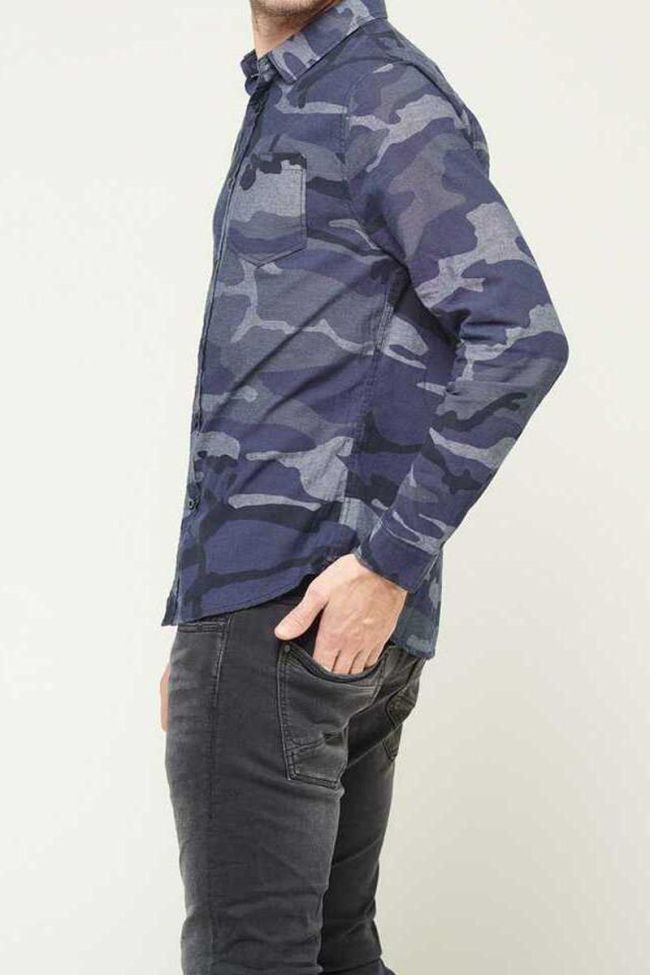 Chemise Ulysse Bleu Camo