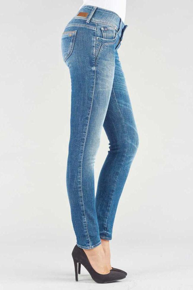 Jeans 200/16 slim bleu délavé
