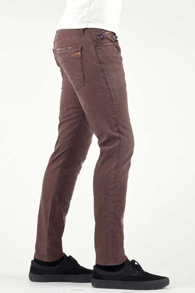 JEANS 700/11 SLIM STRETCH BORDEAUX