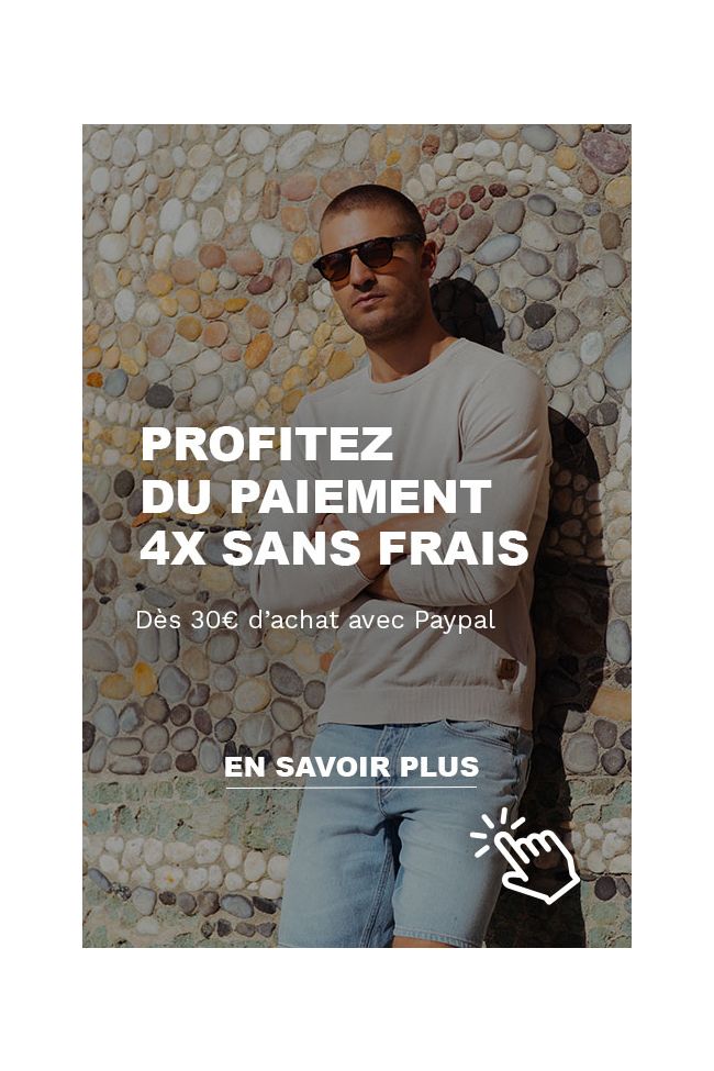 paiement 4x sans frais paypal homme