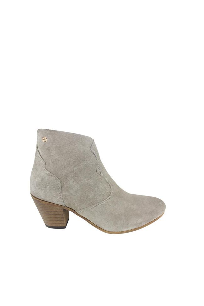 Bottines Taylor en daim beige