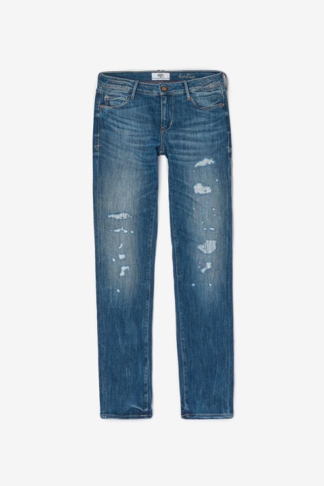 Jeans slim 300/16 7/8ème bleu