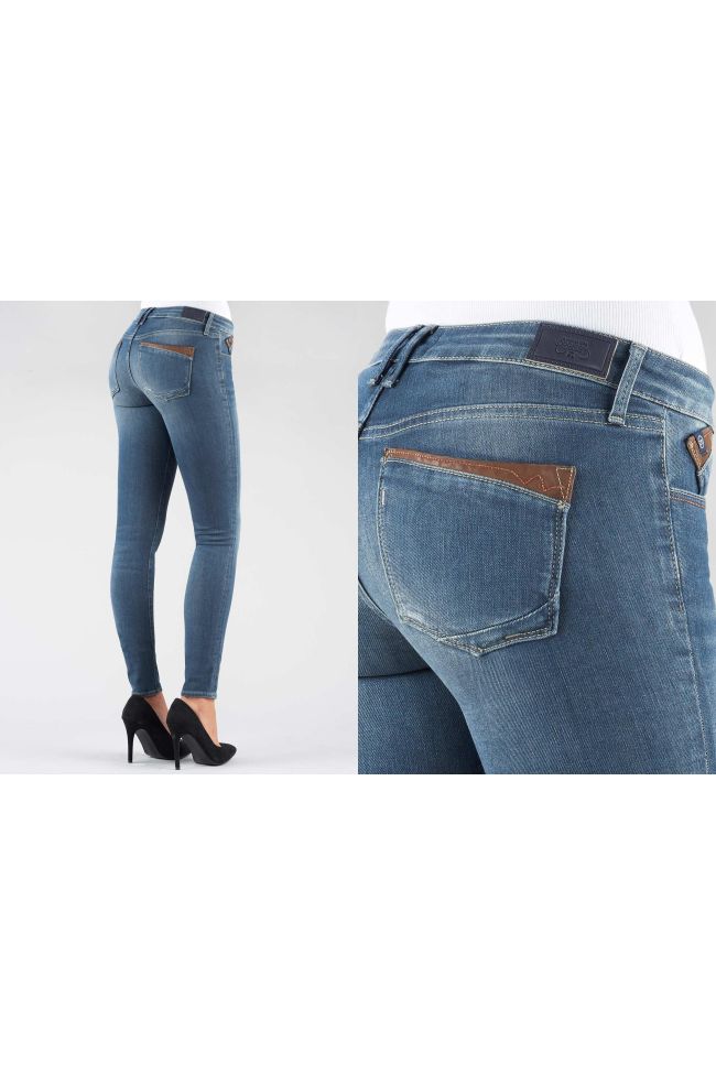 Jeans Power Skinny Bleu Moyen