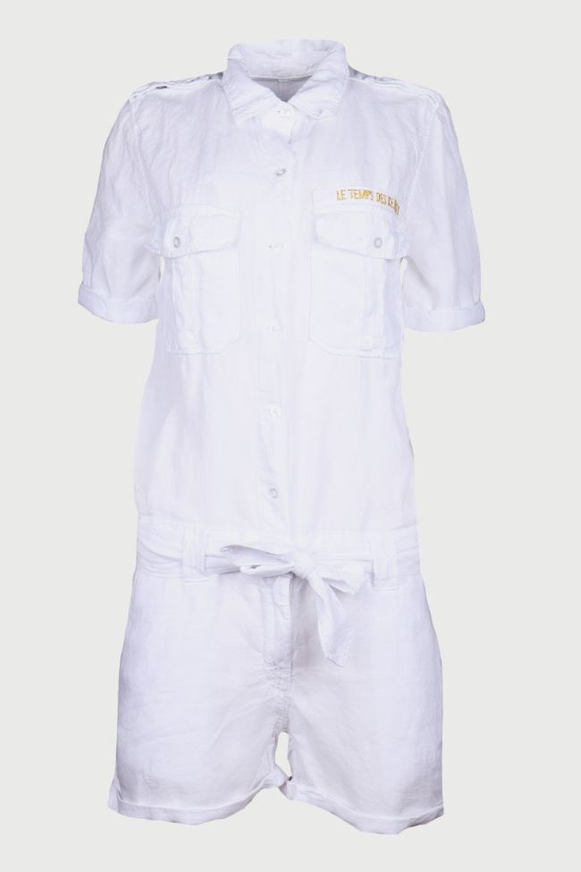 Combinaison en lin Fever blanche