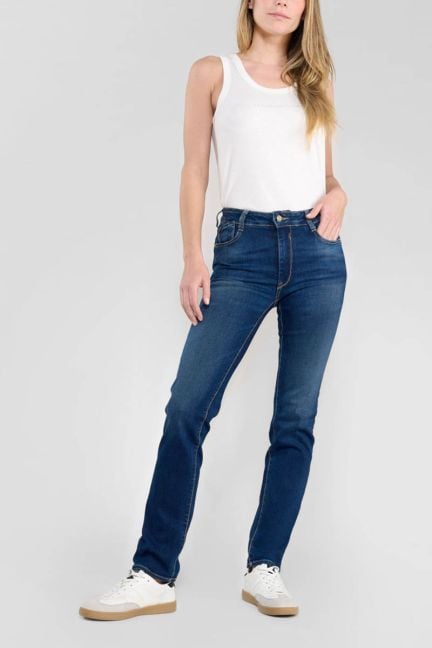 Jeans pulp regular taille haute bleu N°3