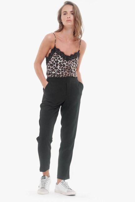 Pantalon Magy noir à paillettes