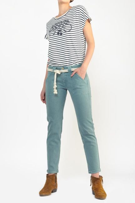 Ezra2 200/43 boyfit jeans vert d'eau