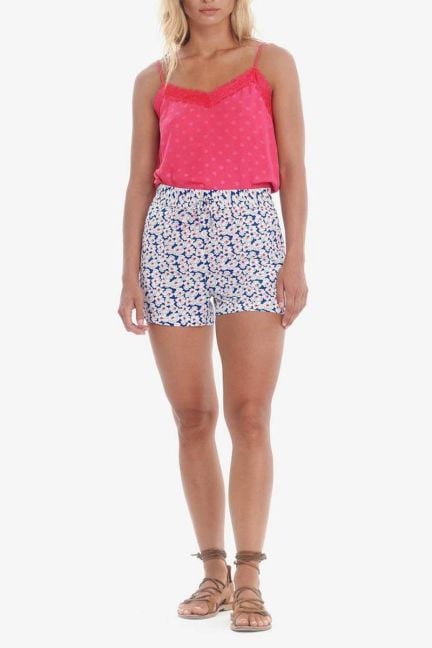 Short Riou à motif floral