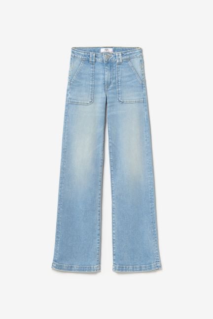 Jeans pulp flare taille haute bleu N°5