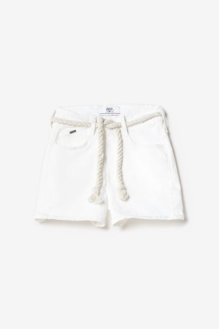Short Tiko taille haute blanc