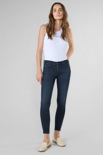 Jeans pulp slim Kama 7/8ème bleu-noir N°1